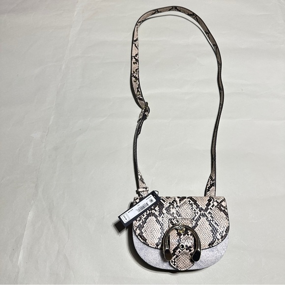 Circus by Sam Edelman Beige and Black Snake Print Crossbody Bag - Picture 4 of 6